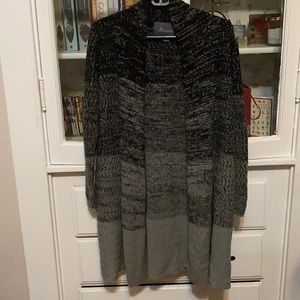 Grey Ombre Long Sweater